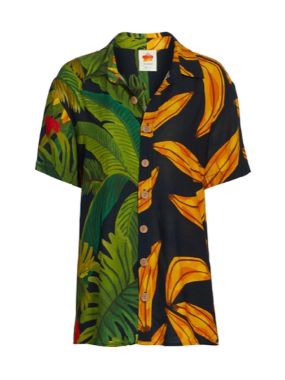 Farm Rio Mixed Prints Shirt NWT Sz S
